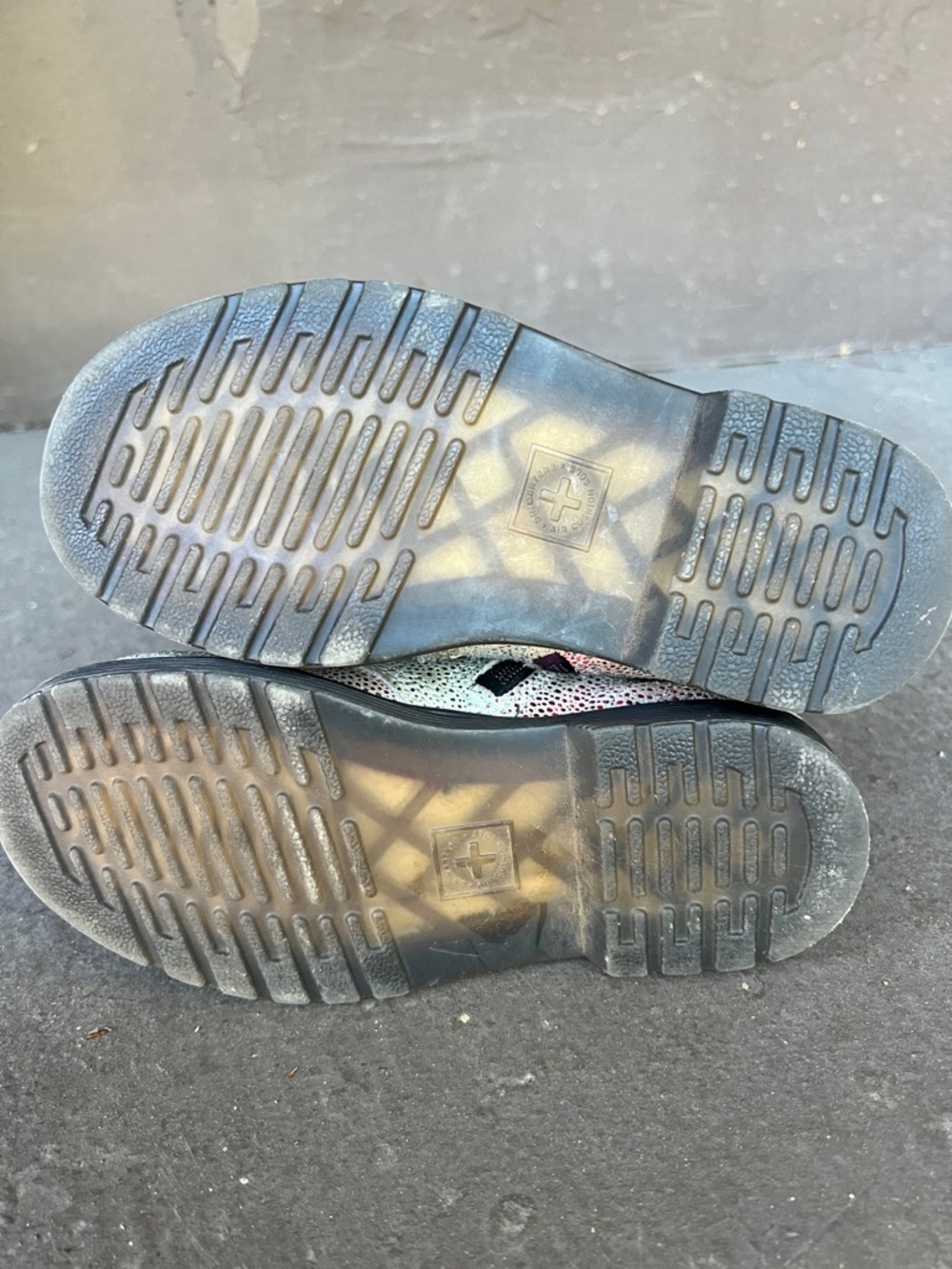 Dr. Martens Multi Color Rainbow Glitter Cambat Boots.  Size 10 Toddler. - Picture 5 of 6